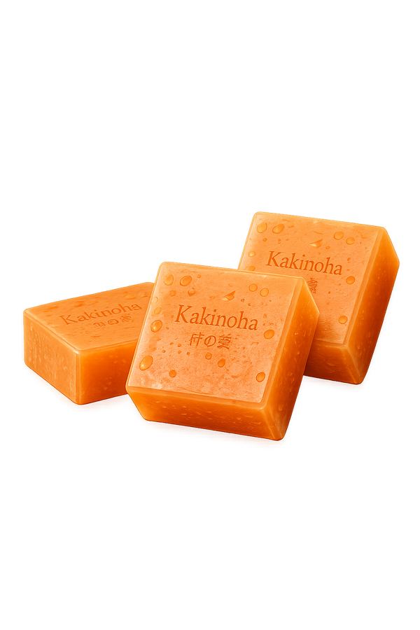 Three Kakinoha Japanese Persimmon Cleansing Bars